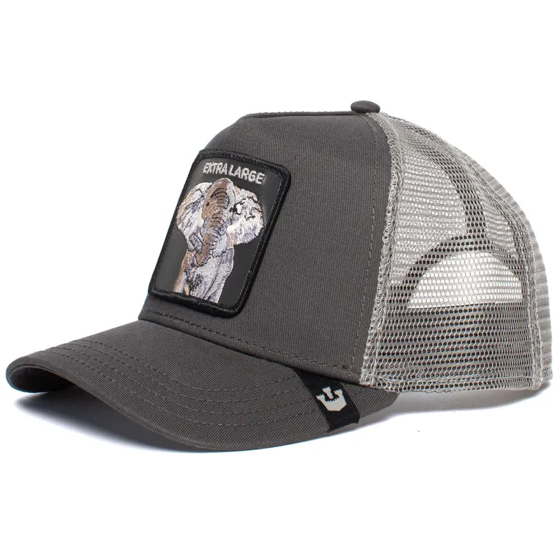 lippikset-rekka-harmaa-snapback-heavy-extra-large-truckin-the-farm-goorin-bros