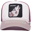 lippikset-kaareva-rekka-valkoinen-snapback-lone-wolf-mv-howler-the-farm-mvp-the-farm-goorin-bros