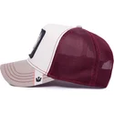 lippikset-kaareva-rekka-valkoinen-snapback-lone-wolf-mv-howler-the-farm-mvp-the-farm-goorin-bros