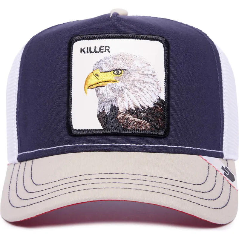 lippikset-kaareva-rekka-laivastonsininen-snapback-killer-mv-predator-the-farm-mvp-the-farm-goorin-bros