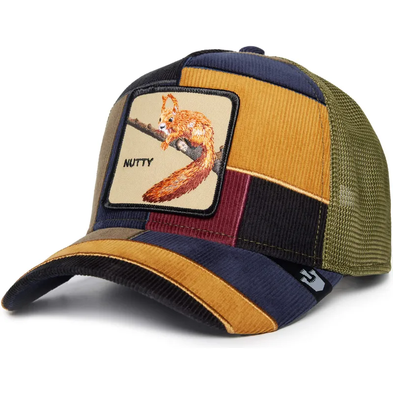 lippikset-kaareva-rekka-monivarinen-snapback-nutty-shells-n-all-the-farm-patchwork-the-farm-goorin-bros