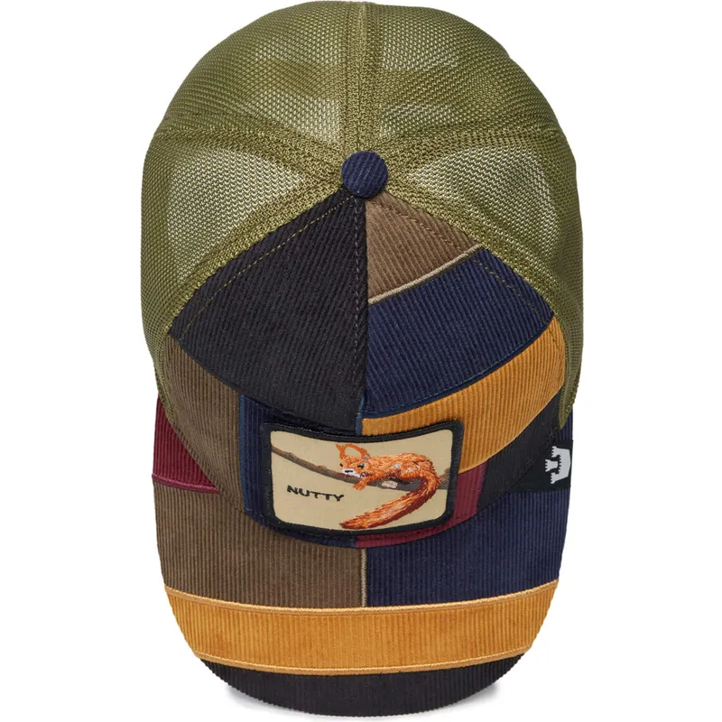 lippikset-kaareva-rekka-monivarinen-snapback-nutty-shells-n-all-the-farm-patchwork-the-farm-goorin-bros