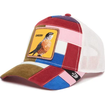 lippikset-kaareva-rekka-monivarinen-snapback-cheery-right-side-of-the-bed-the-farm-patchwork-the-farm-goorin-bros
