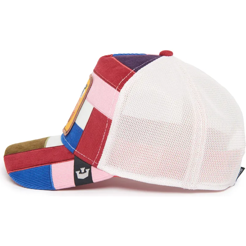 lippikset-kaareva-rekka-monivarinen-snapback-cheery-right-side-of-the-bed-the-farm-patchwork-the-farm-goorin-bros