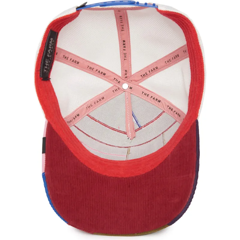 lippikset-kaareva-rekka-monivarinen-snapback-cheery-right-side-of-the-bed-the-farm-patchwork-the-farm-goorin-bros