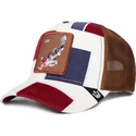 lippikset-kaareva-rekka-monivarinen-snapback-coy-carpy-diem-the-farm-patchwork-the-farm-goorin-bros