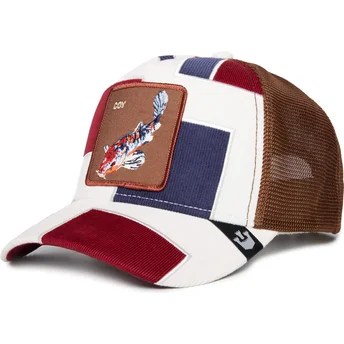 lippikset-kaareva-rekka-monivarinen-snapback-coy-carpy-diem-the-farm-patchwork-the-farm-goorin-bros