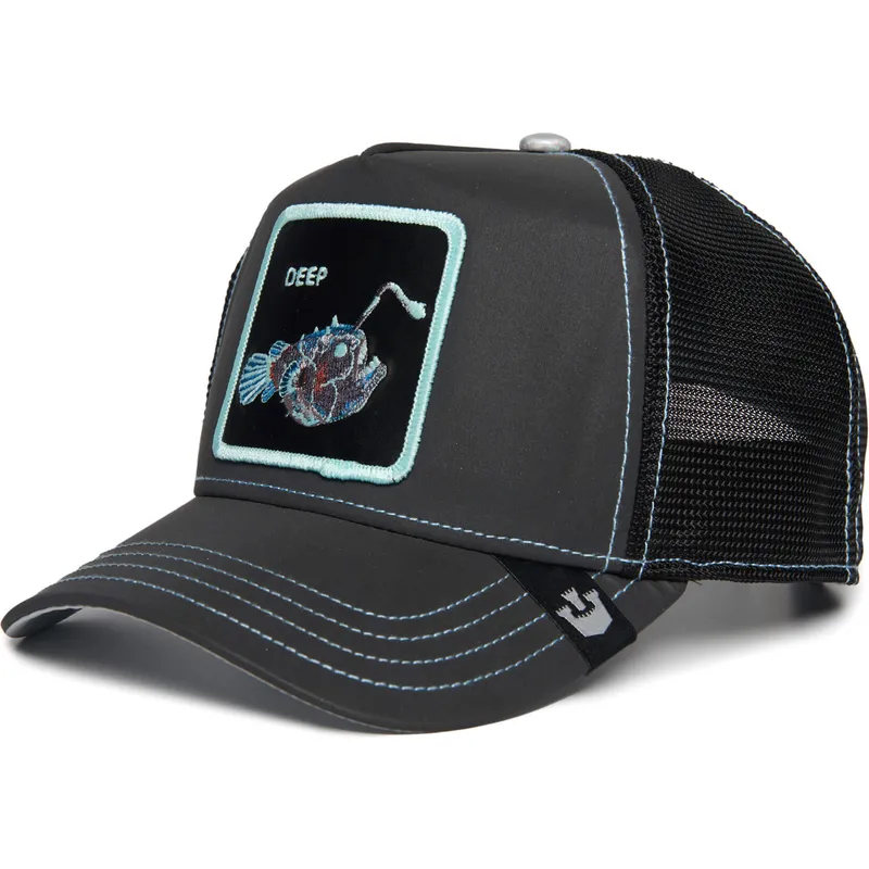 lippikset-kaareva-rekka-musta-snapback-go-way-down-the-farm-deep-sea-the-farm-goorin-bros