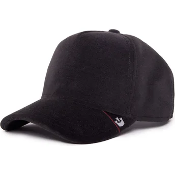 lippikset-kaareva-rekka-musta-snapback-velour-blank-the-farm-goorin-bros