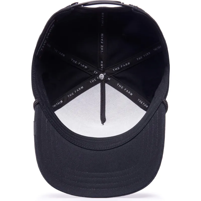 lippikset-kaareva-musta-snapback-king-100-the-farm-all-over-canvas-the-farm-goorin-bros