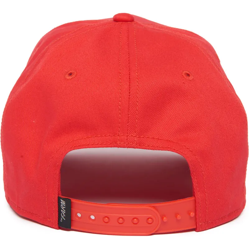 lippikset-kaareva-punainen-snapback-panther-100-the-farm-all-over-canvas-the-farm-goorin-bros