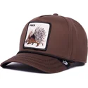 lippikset-kaareva-ruskea-snapback-prick-porcupine-100-the-farm-all-over-canvas-the-farm-goorin-bros