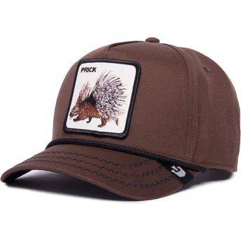 lippikset-kaareva-ruskea-snapback-prick-porcupine-100-the-farm-all-over-canvas-the-farm-goorin-bros