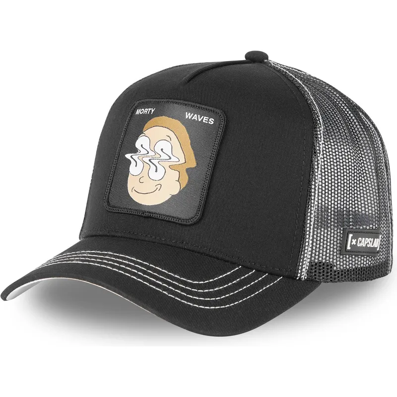 lippikset-kaareva-rekka-musta-snapback-mo1-morty-smith-rick-ja-morty-capslab