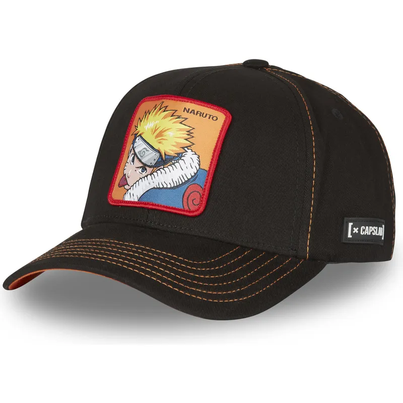 lippikset-kaareva-musta-snapback-fox1-naruto-uzumaki-naruto-capslab