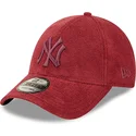 lippikset-kaareva-punainen-saadettava-nauha-9forty-towelling-new-york-yankees-mlb-new-era