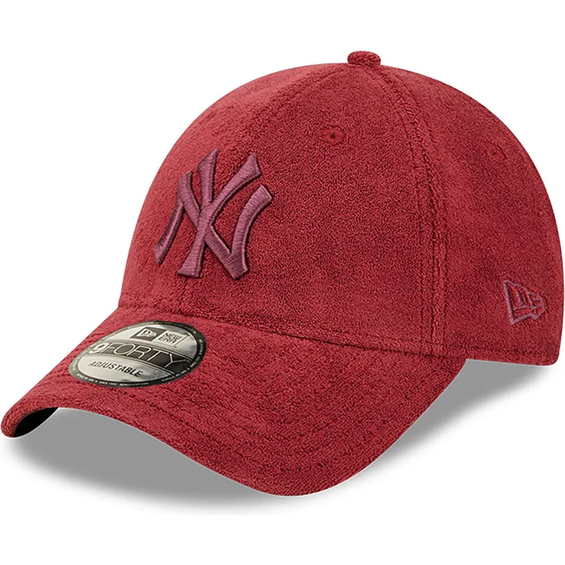lippikset-kaareva-punainen-saadettava-nauha-9forty-towelling-new-york-yankees-mlb-new-era