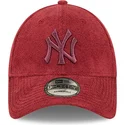 lippikset-kaareva-punainen-saadettava-nauha-9forty-towelling-new-york-yankees-mlb-new-era