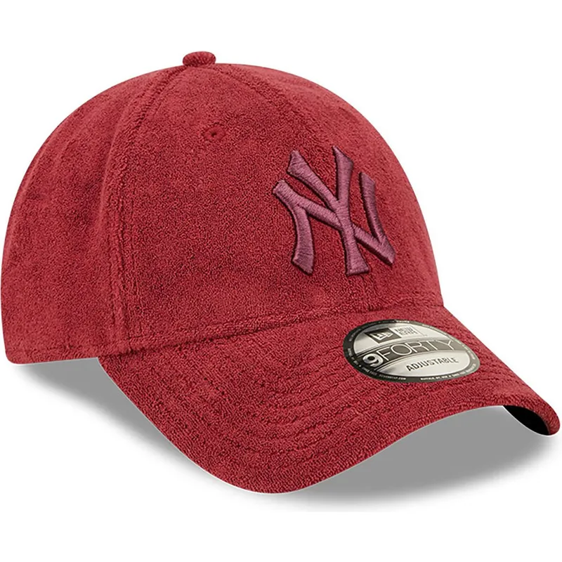 lippikset-kaareva-punainen-saadettava-nauha-9forty-towelling-new-york-yankees-mlb-new-era