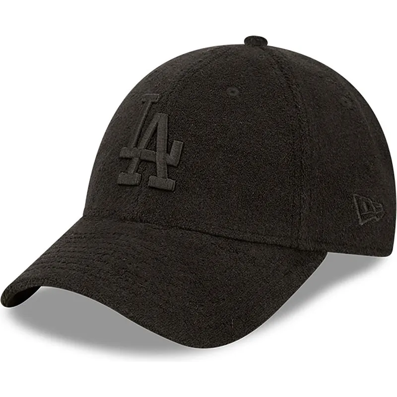 lippikset-kaareva-musta-saadettava-nauha-9forty-towelling-los-angeles-dodgers-mlb-new-era