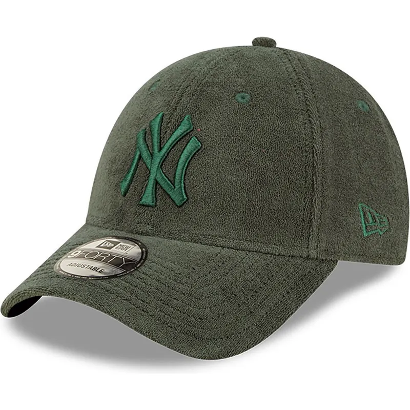 lippikset-kaareva-vihrea-saadettava-nauha-9forty-towelling-new-york-yankees-mlb-new-era