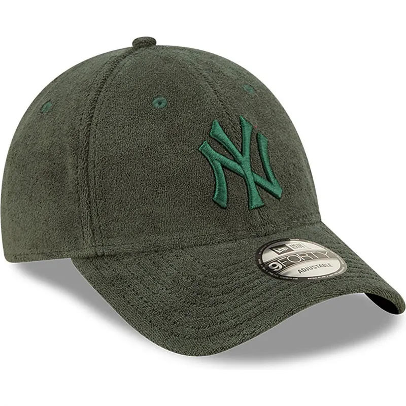 lippikset-kaareva-vihrea-saadettava-nauha-9forty-towelling-new-york-yankees-mlb-new-era