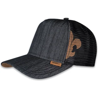 Lippikset kaareva rekka musta snapback HFT Linen 2014 Djinns