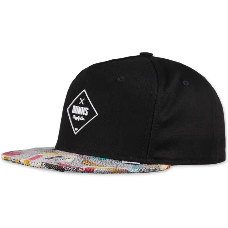 lippikset-littea-musta-snapback-rubber-aztek-djinns