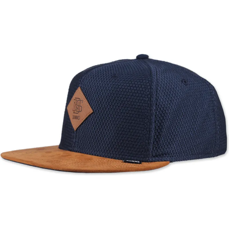 lippikset-littea-laivastonsininen-snapback-honey-knit-djinns