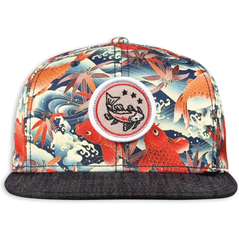 lippikset-littea-monivarinen-snapback-koi-linen-djinns