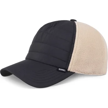 lippikset-kaareva-musta-snapback-hft-puffy-nylon-djinns