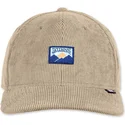 lippikset-kaareva-beige-snapback-mountains-truefit-cord-djinns