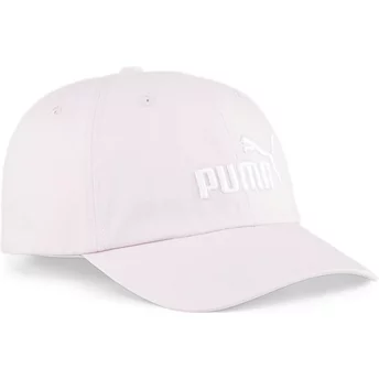 Puma Curved Brim Essentials No.1 Pink Adjustable Cap