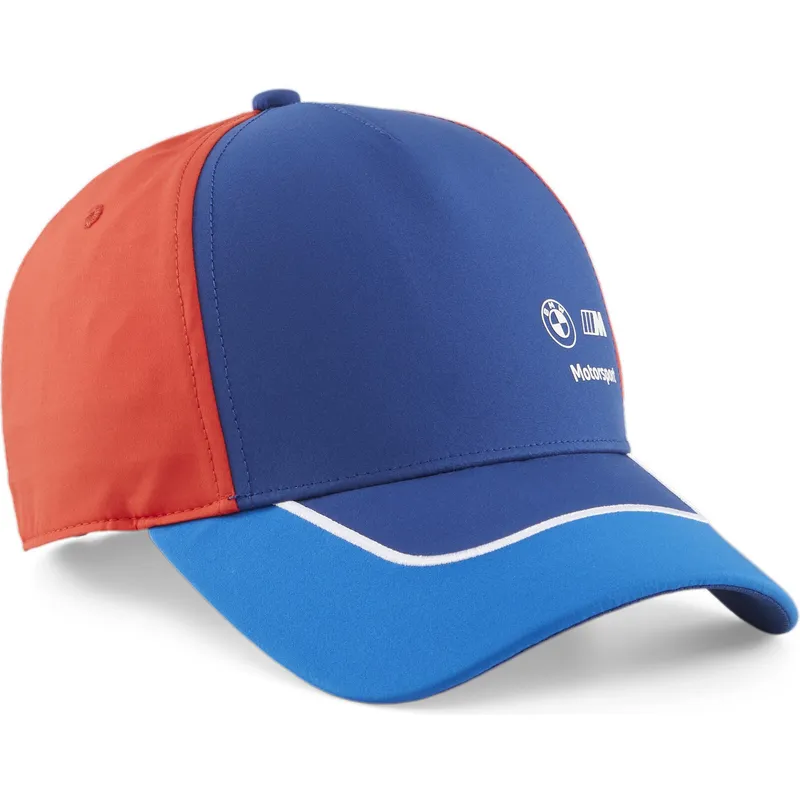 lippikset-kaareva-sininen-snapback-motorsport-bb-bmw-puma