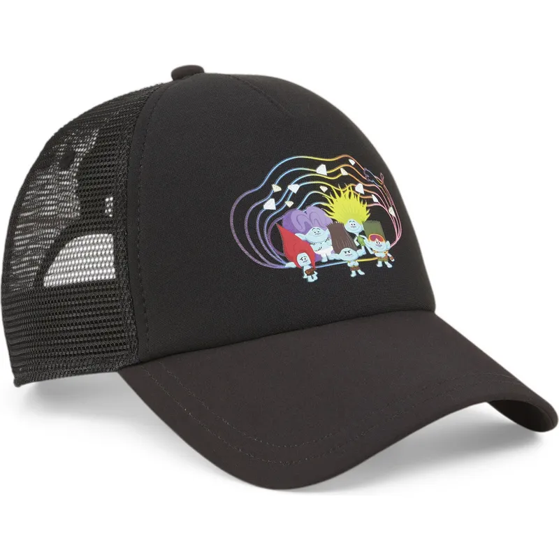 lippikset-kaareva-rekka-musta-snapback-lapsille-trolls-puma