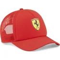 lippikset-kaareva-rekka-punainen-snapback-race-ferrari-formula-1-puma