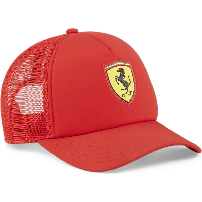 lippikset-kaareva-rekka-punainen-snapback-race-ferrari-formula-1-puma