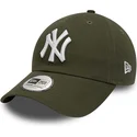 lippikset-kaareva-vihrea-saadettava-nauha-9twenty-league-essential-new-york-yankees-mlb-new-era
