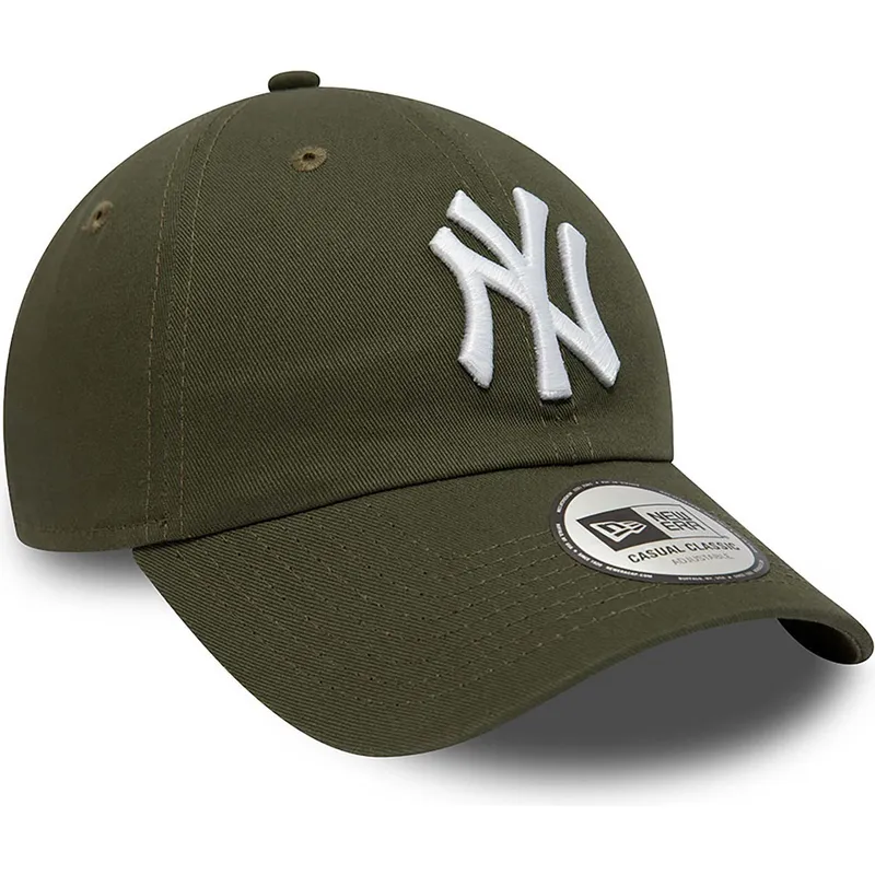 lippikset-kaareva-vihrea-saadettava-nauha-9twenty-league-essential-new-york-yankees-mlb-new-era