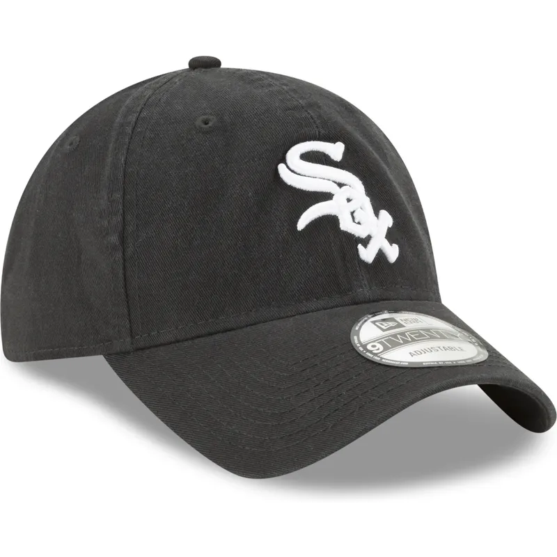 cap-kaareva-black-adjustable-strap-9twenty-core-classic-chicago-white-sox-mlb-new-era cap-kaareva-black-adjustable-strap-9twenty-core-classic-chicago-white-sox-mlb-new-era