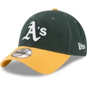 lippikset-kaareva-vihrea-saadettava-nauha-9twenty-core-classic-oakland-athletics-mlb-new-era