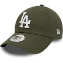 lippikset-kaareva-vihrea-saadettava-nauha-9twenty-league-essential-los-angeles-dodgers-mlb-new-era