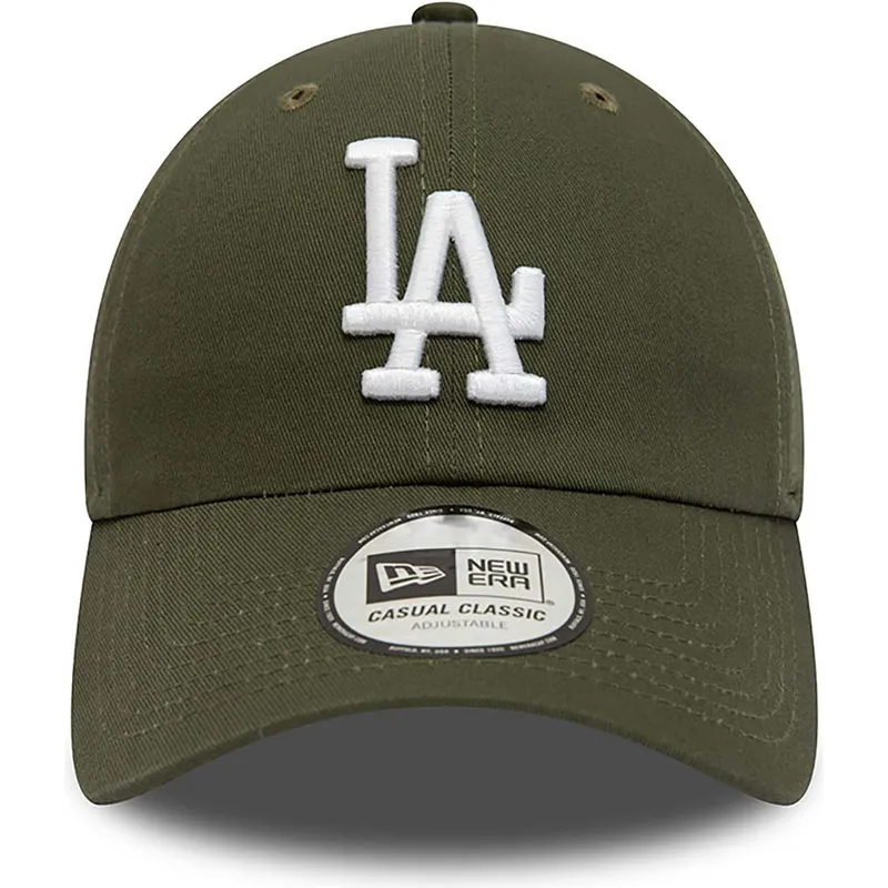 lippikset-kaareva-vihrea-saadettava-nauha-9twenty-league-essential-los-angeles-dodgers-mlb-new-era