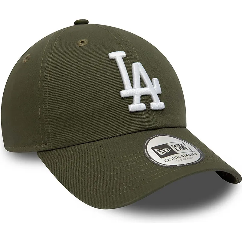 lippikset-kaareva-vihrea-saadettava-nauha-9twenty-league-essential-los-angeles-dodgers-mlb-new-era