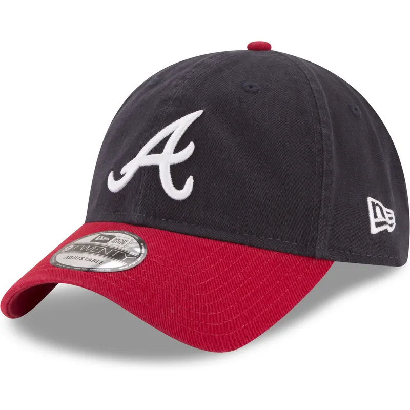 cap-kaareva-navy-blue-adjustable-strap-9twenty-core-classic-atlanta-braves-mlb-new-era cap-kaareva-navy-blue-adjustable-strap-9twenty-core-classic-atlanta-braves-mlb-new-era