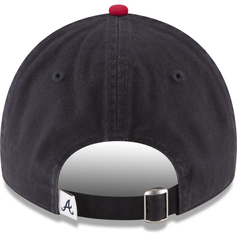 cap-kaareva-navy-blue-adjustable-strap-9twenty-core-classic-atlanta-braves-mlb-new-era cap-kaareva-navy-blue-adjustable-strap-9twenty-core-classic-atlanta-braves-mlb-new-era