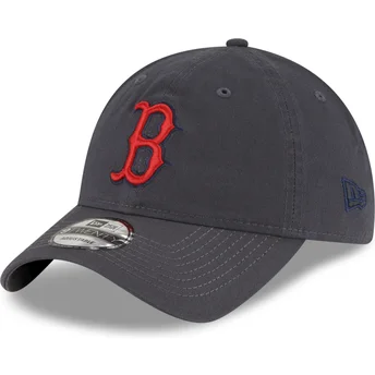 Lippikset kaareva harmaa säädettävä nauha 9TWENTY Core Classic Boston Red Sox MLB New Era