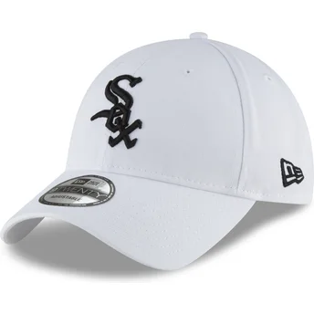 Cap kaareva white adjustable strap negro 9TWENTY Core Classic Chicago White Sox MLB New Era