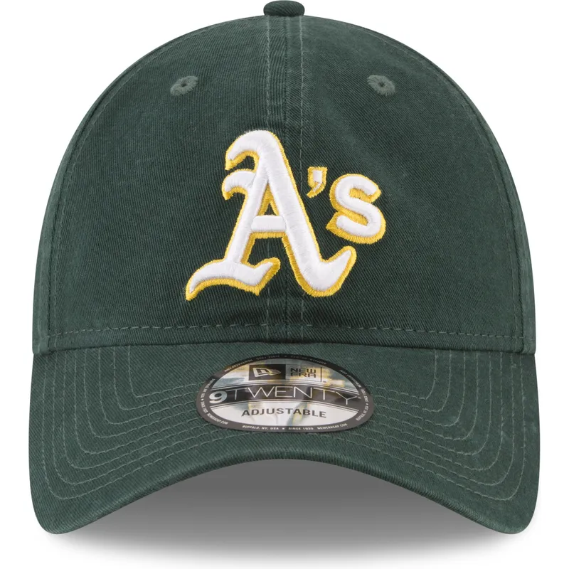 lippikset-kaareva-vihrea-saadettava-nauha-9twenty-core-classic-oakland-athletics-mlb-new-era