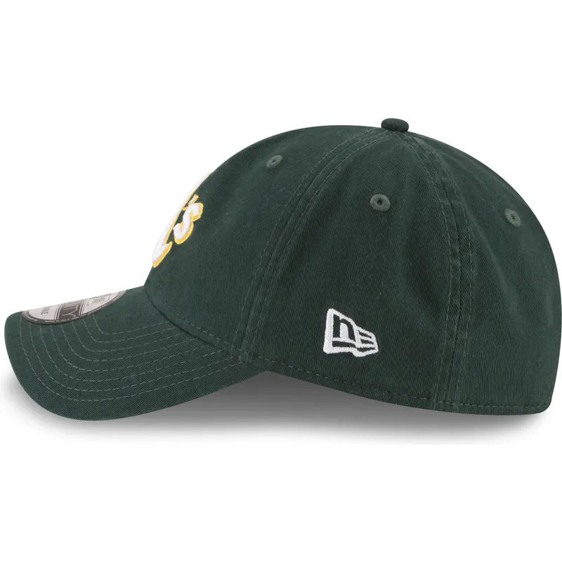 lippikset-kaareva-vihrea-saadettava-nauha-9twenty-core-classic-oakland-athletics-mlb-new-era